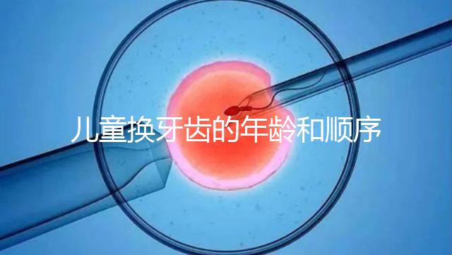 兒童換牙齒的年齡和順序是這樣的，附對照表圖片參考