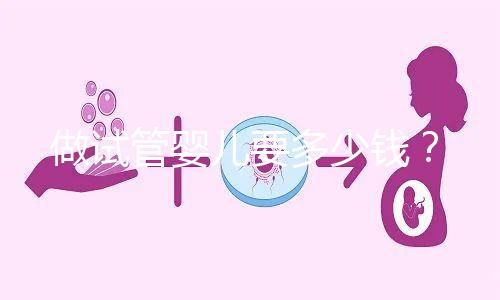 做試管嬰兒要多少錢？