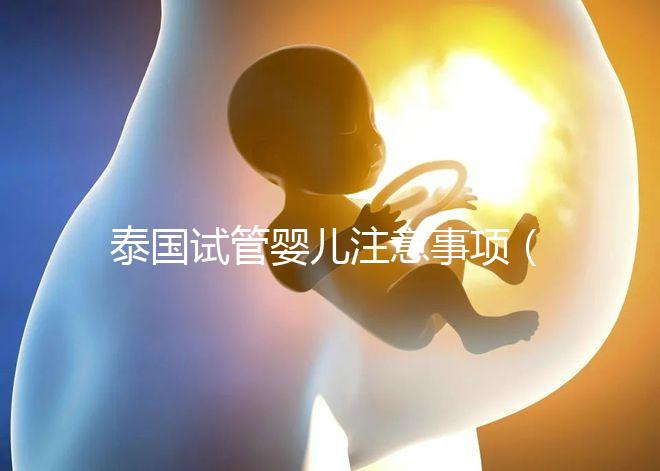 泰國試管嬰兒注意事項(xiàng)(泰國試管嬰兒注意事項(xiàng)全攻略)