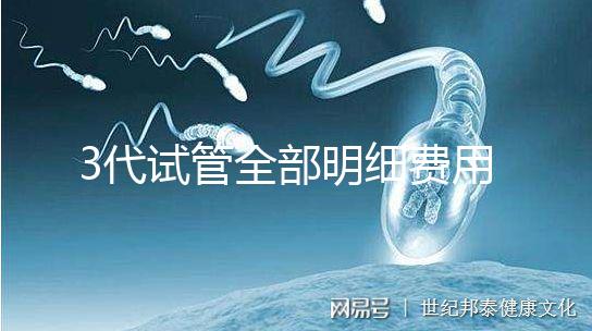 3代試管全部明細(xì)費(fèi)用